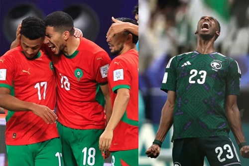 ফিফা আরব কাপ সেমিফাইনাল: মরক্কো বনাম সৌদি আরব